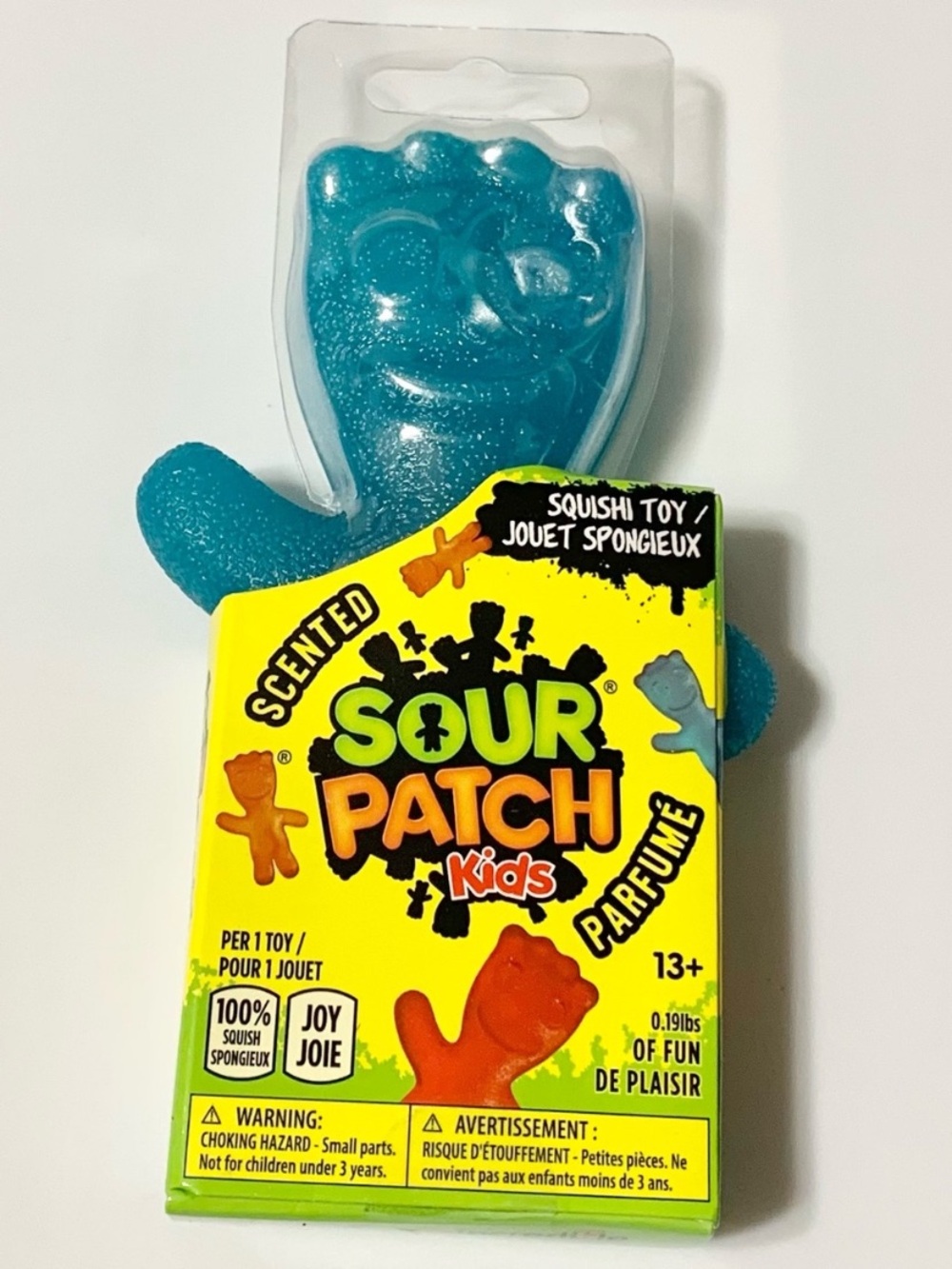 Sour Patch Kids Squishi Toy Scented Squishy Fidget NEW BLUE
